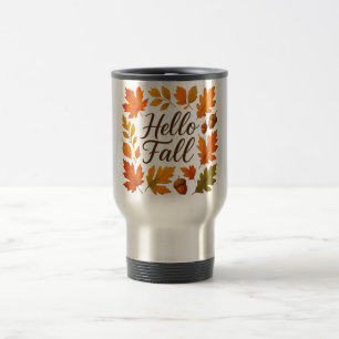 Caneca Térmica Olá Folhas e bolotas