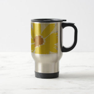 Caneca Térmica Olá, Linda Flor Amarela