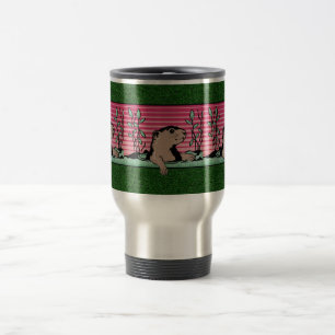 Caneca Térmica Olá, Sombra de Groundhog.