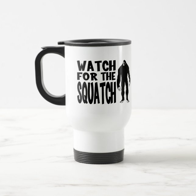 Caneca Térmica Olhe para o SQUATCH! (Esquerda)