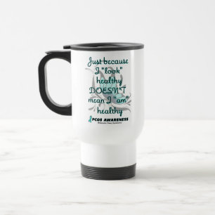 Caneca Térmica "Olhe" saudável/Borboleta...PCOS