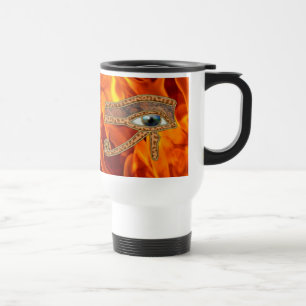 Caneca Térmica Olho de Horus Antigo Egípcio Art Mug