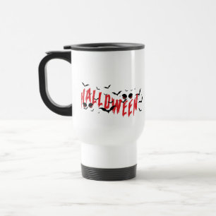 Caneca Térmica Olhos Assustadores, Clima de Halloween