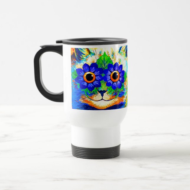 Caneca Térmica Olhos de Flor de Gato (Esquerda)