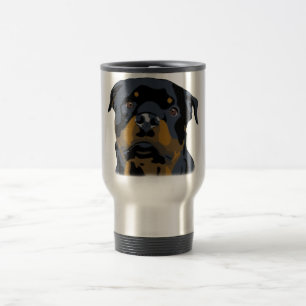 Caneca Térmica Olhos Rottweiler