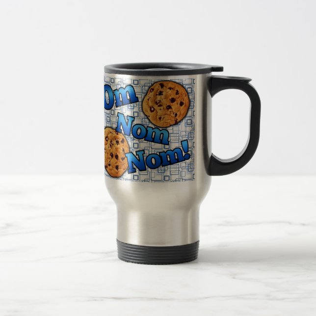 Caneca Térmica OM Nom Nom, biscoitos do amor de Meme (Direita)