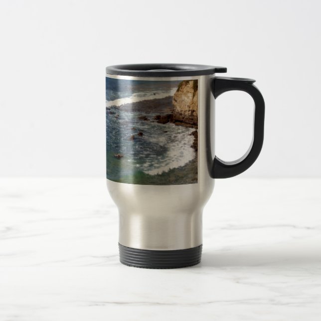 Caneca Térmica Ondas do Oceano Caindo (Direita)