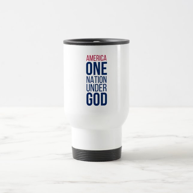 Caneca Térmica One Nation Under God (Centro)