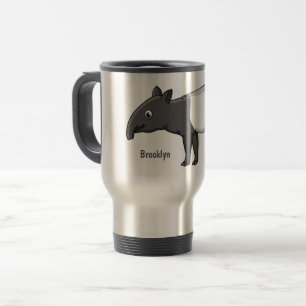 Caneca Térmica Óptica de banda animada feliz e bonita