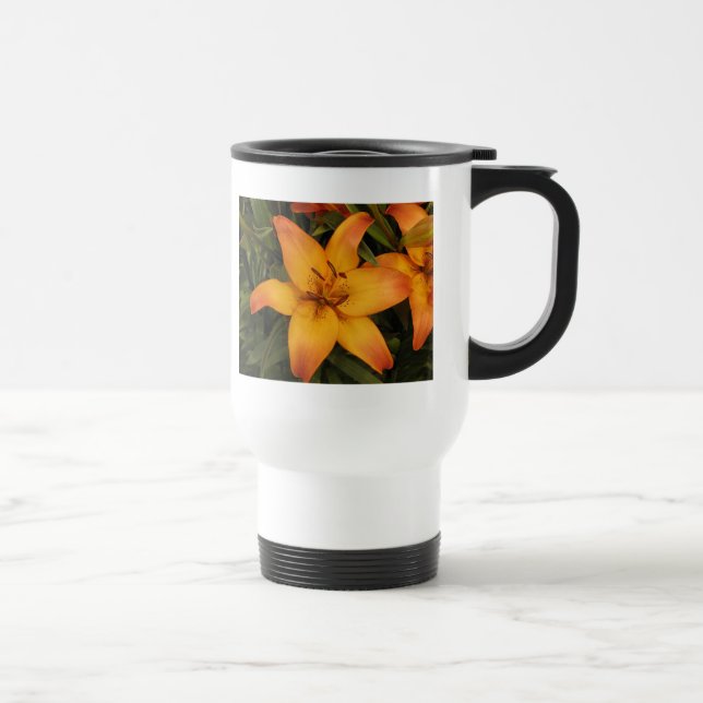Caneca Térmica Orange Lily (Direita)
