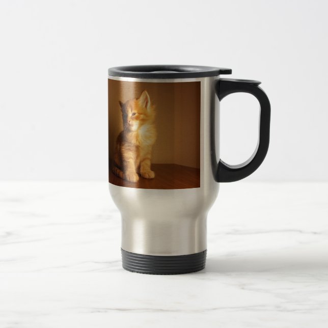 Caneca Térmica Orange Tabby Kitten (Direita)