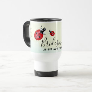 Caneca Térmica Orçamento Bridesmaid Bridal Party Gifs LADYBUGS