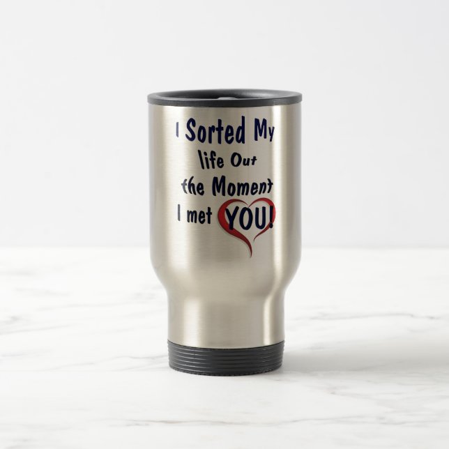 Caneca Térmica Ordenar a minha vida por ti (Centro)