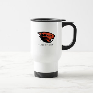 Caneca Térmica Oregon State Beavers   Cabeça de castor