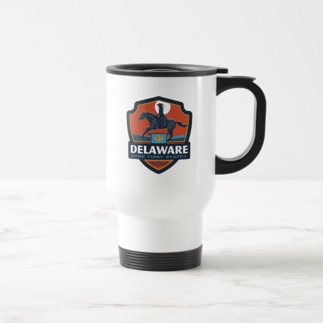 Caneca Térmica Orgulho Estatal | Delaware (Direita)