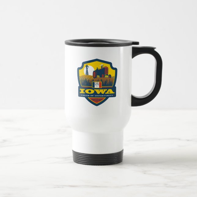 Caneca Térmica Orgulho Estatal | Iowa (Direita)