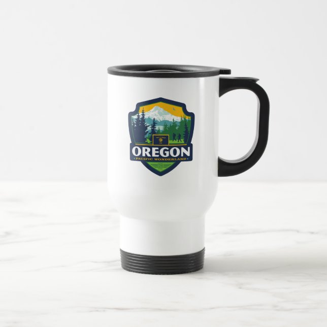 Caneca Térmica Orgulho Estatal | Oregon (Direita)