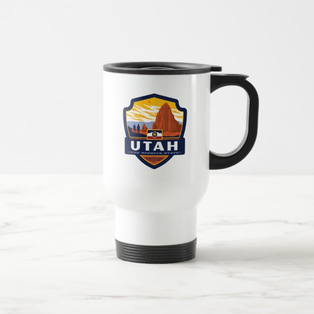 Caneca Térmica Orgulho Estatal | Utah (Direita)
