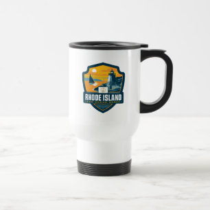Caneca Térmica Orgulho   Rhode do estado - ilha
