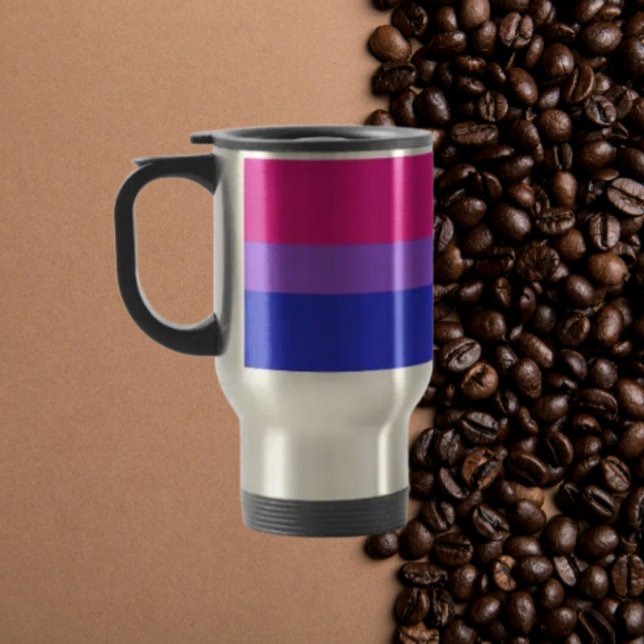 Caneca Térmica Orgulhosamente Bi & Ousado (Criador carregado)