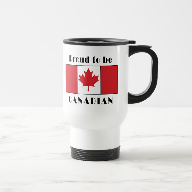 Caneca Térmica Orgulhoso ser canadense (Direita)