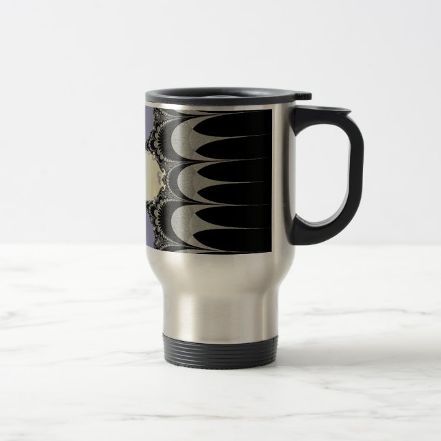 Caneca Térmica Ornamento Dourado (Direita)