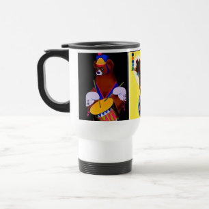 Caneca Térmica Ornamento "Ursos de Circo Poloneses-Cyrk"