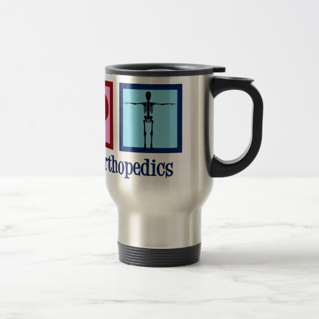 Caneca Térmica Ortopedista Peace Love Orthopedics Office (Direita)