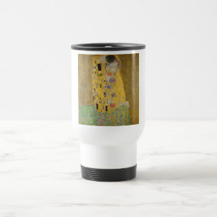 Caneca Térmica Os Amantes Beijo Abraço por Gustav Klimt