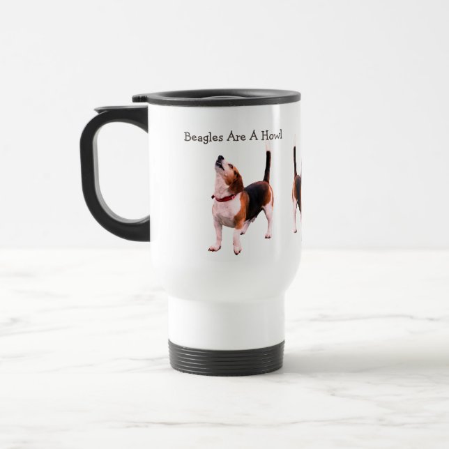 Caneca Térmica Os Beagles São Um Sobreloso De Cachorro (Esquerda)
