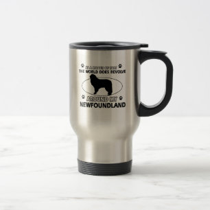 Caneca Térmica Os cães revolvem em torno de meu newfounland
