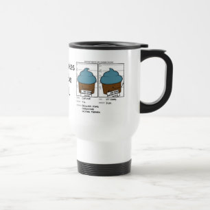 Caneca Térmica Os cupcakes podem ser maus
