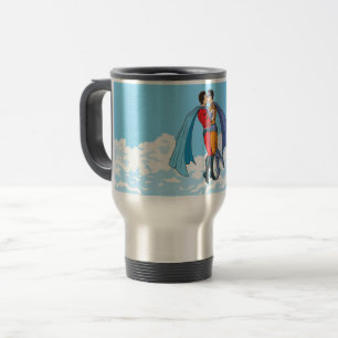 Caneca Térmica Os dois super-heróis do SlipperyJoe beijando o car