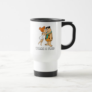 Caneca Térmica Os Flintstones | Wilma Kissing Fred