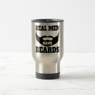 Caneca Térmica Os homens reais têm barbas