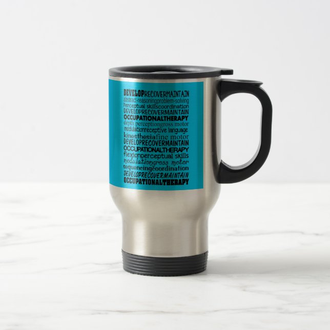Caneca Térmica Os melhores presentes da terapia ocupacional (Direita)