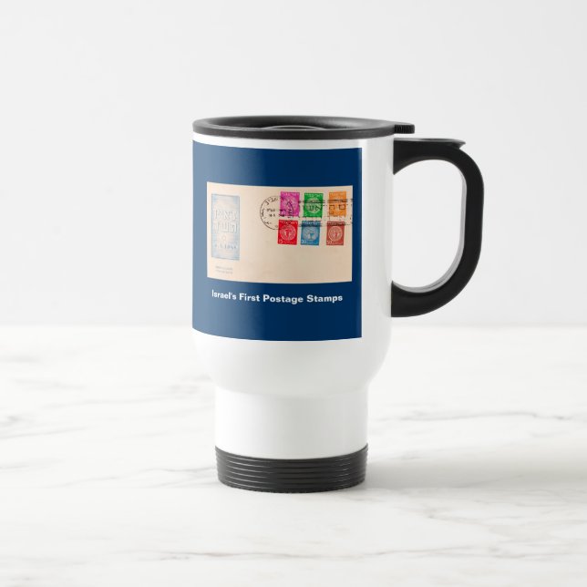 Caneca Térmica Os Primeiros Cartazes de Israel (Direita)