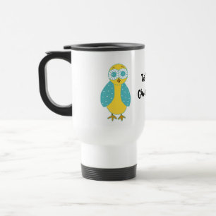 Caneca Térmica Os Professores Dão um Grito - Coruja Fofa