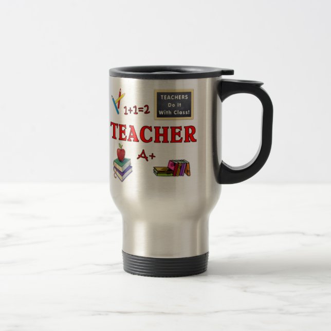 Caneca Térmica Os professores fazem-no com classe (Direita)