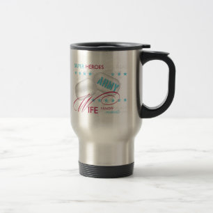 Caneca Térmica Os super-herói são esposa real do exército