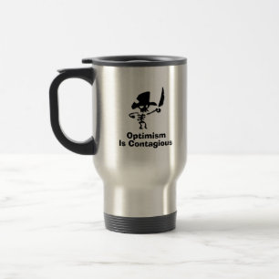 Caneca Térmica Otimismo Pirata É Contagioso