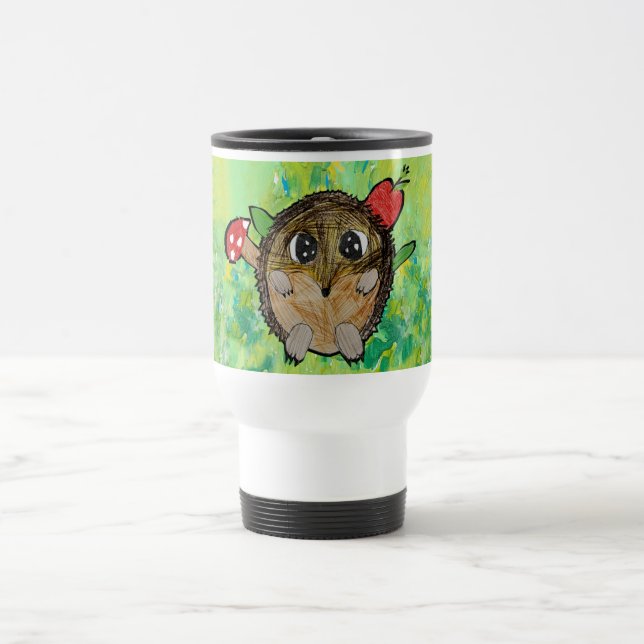 Caneca Térmica ouriço fofo (Centro)