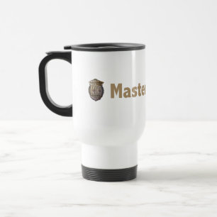 Caneca Térmica Ouro mestre do detetive
