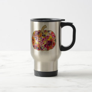 Caneca Térmica Ouro Pumpkin & Floral Delight Coffee Mug