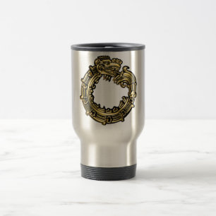 Caneca Térmica Ouro Quetzalcoatl