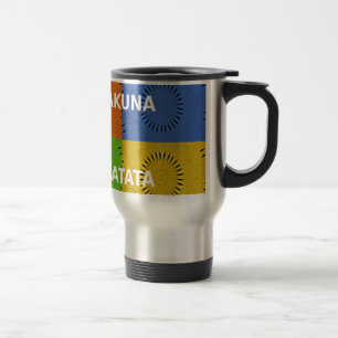Caneca Térmica Ouro Vermelho Azul Verde Matata Hakuna