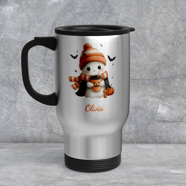 Caneca Térmica Outono M de Fantasma e Abobrinha Personalizados e  (Criador carregado)