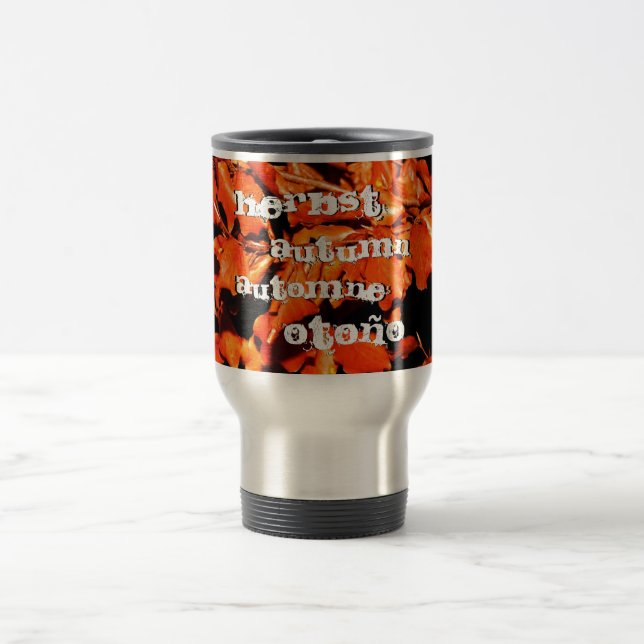 Caneca Térmica Outono na Floresta (Centro)