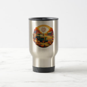 Caneca Térmica outono russo/vintage na fazenda