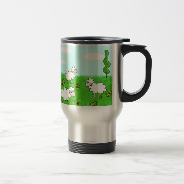 Caneca Térmica Ovinos (Direita)